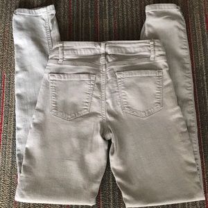 Grey skinny jeans size 2